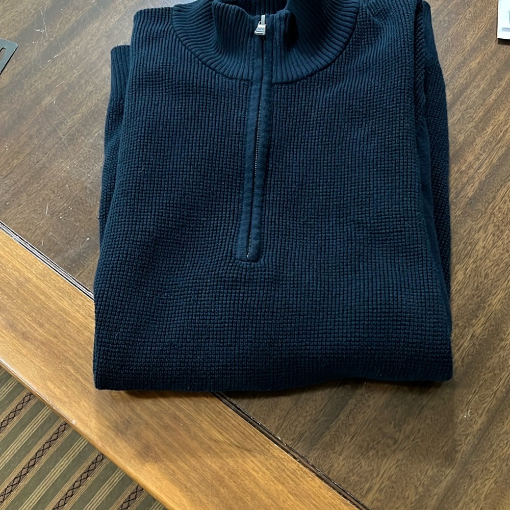 Michael Kors Navy Blue Men's Pull Over Sweater, Large